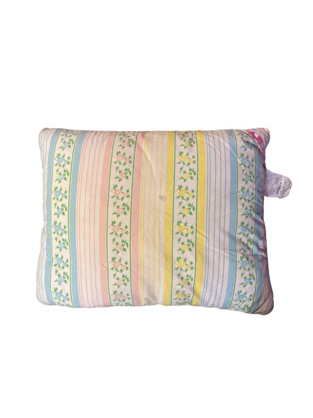 Vintage American Quality Pillows Crushed Duck Feather Pillow Used